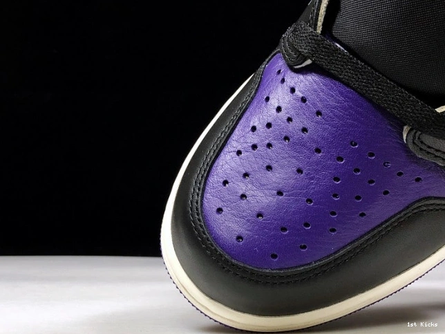 1st Kicks 1 Court Air Jordan Purple 555088-501 0708